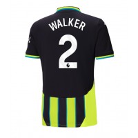 Fotbalové Dres Manchester City Kyle Walker #2 Venkovní 2024-25 Krátký Rukáv